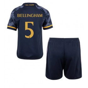 Baby Fußballbekleidung Real Madrid Jude Bellingham #5 Auswärtstrikot 2023-24 Kurzarm (+ kurze hosen)